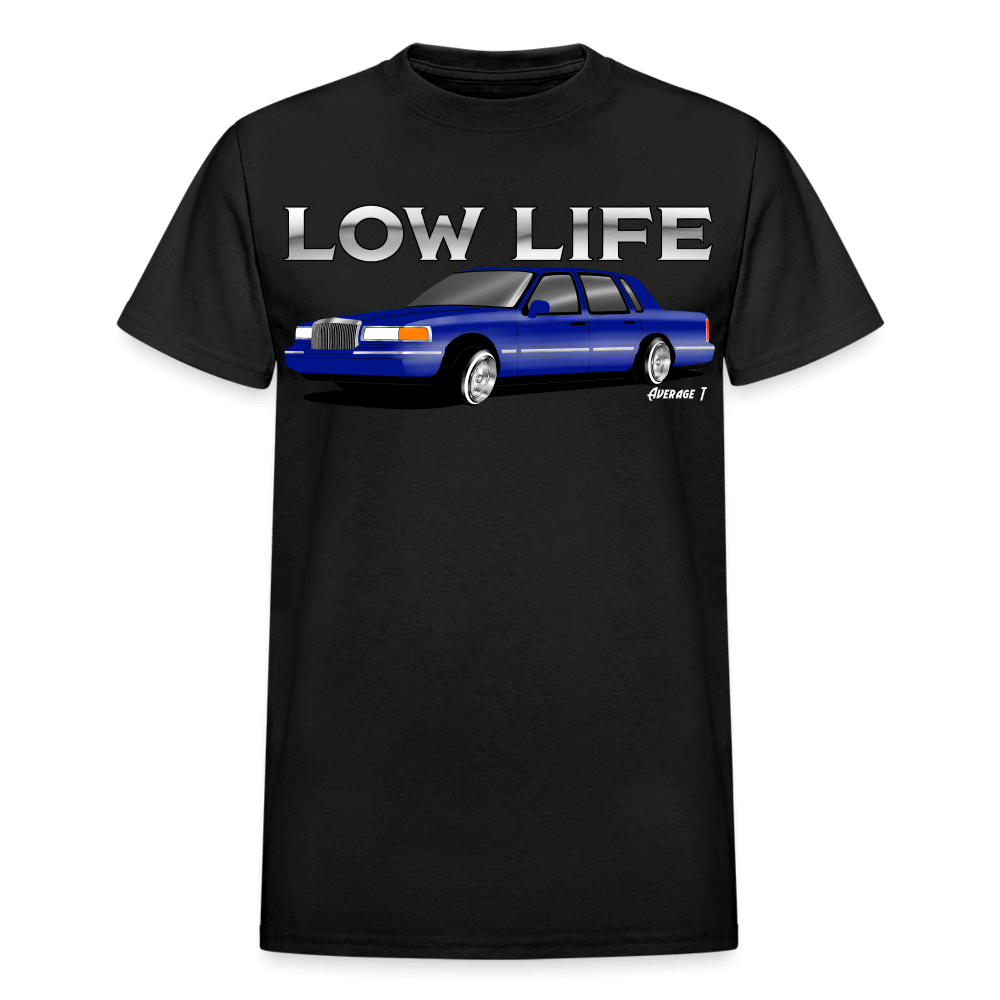 1995 Lincoln Towncar Lowrider T-Shirt - black