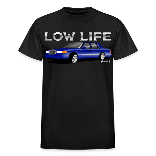 1995 Lincoln Towncar Lowrider T-Shirt - black