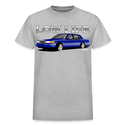 1995 Lincoln Towncar Lowrider T-Shirt - heather gray