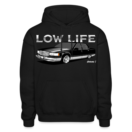 Low Life 1996 Cadillac Lowrider Hoodie - black