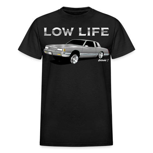 Hopping Lowrider T-Shirt - Monte Carlo Cruising Chicano Culture Old School Impala - Men's White Tee
