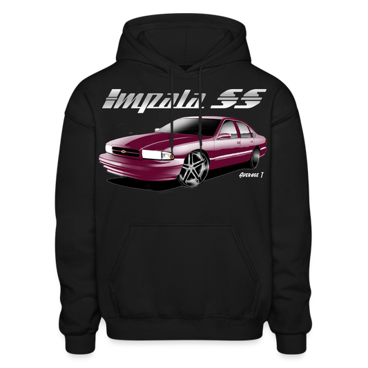 Impala SS Burgandy Hoodie - black